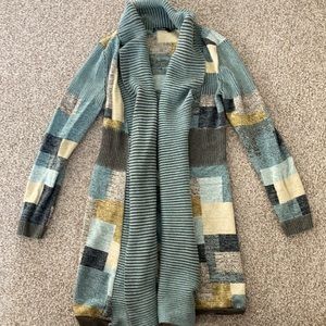 Spring Nic & Zoe Patchwork Long Sweater XS